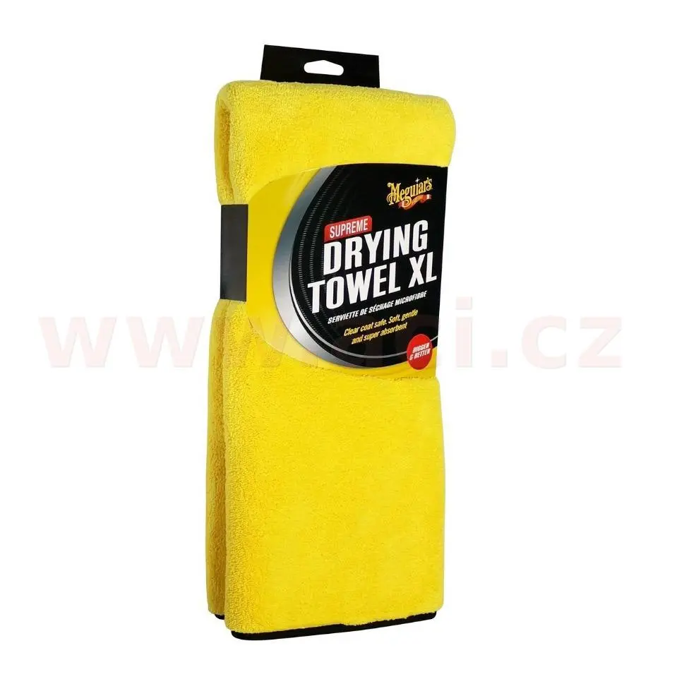 Meguiar's Supreme Drying Towel XL - extra hustý a savý sušící ručník z mikrovlákna, 85 x 55 cm, 1050 g/m2