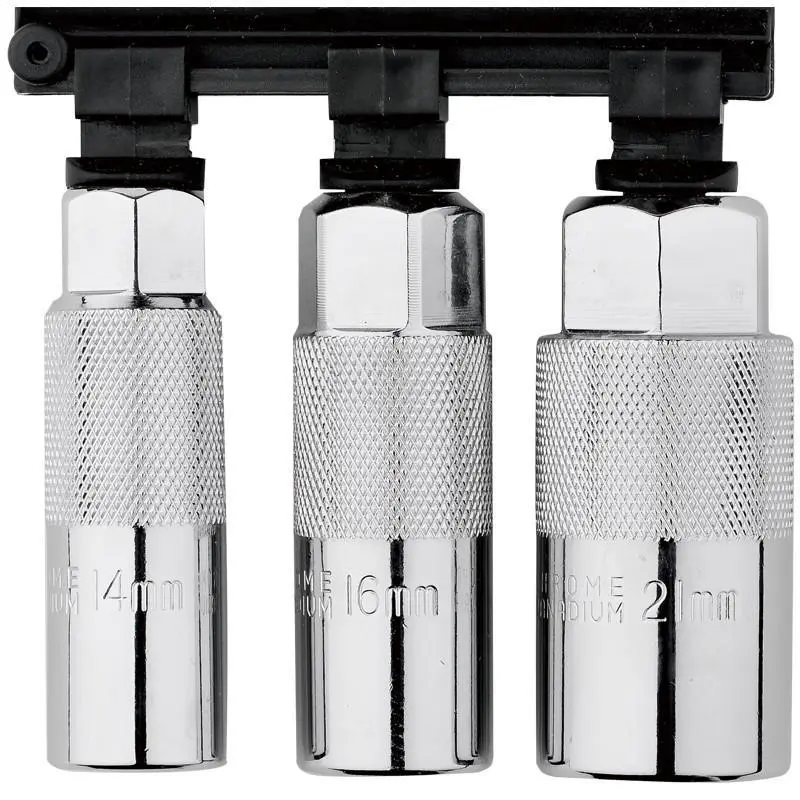 Sada 3 ks nástavce na svíčky 14, 16, 21 mm