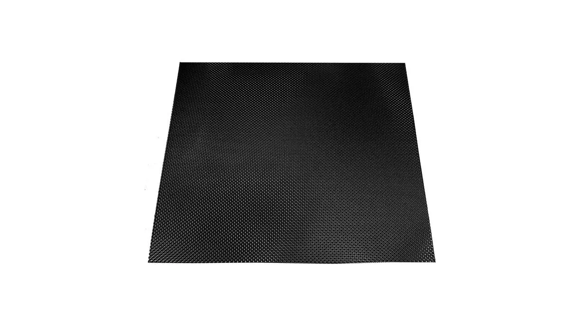 Tepelný štít z hliníku Turboworks Black – 0,5 mm, 30 x 30 cm