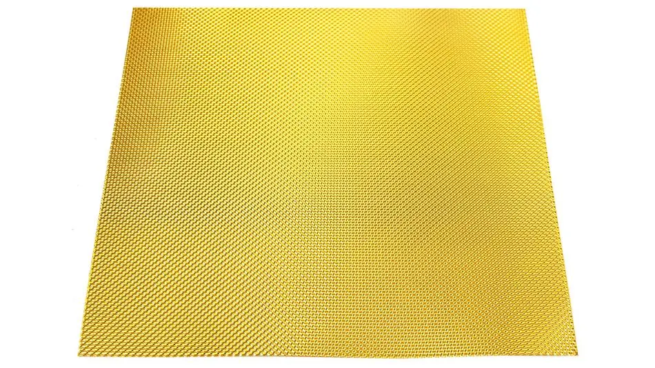 Tepelný štít z hliníku Turboworks Gold - 0,5 mm, 60 x 60 cm