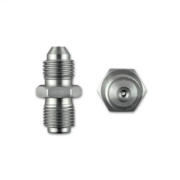 Adaptér s otvorem – 7/16" x 20 UNF (-4 JIC) na 7/16" x 24 Garrett GT série turbo