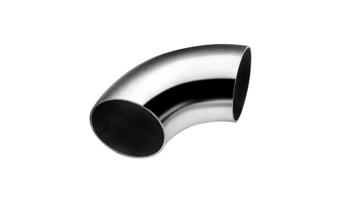 Nerezové koleno 90st. 57mm, tloušťka 1,5mm leštěné