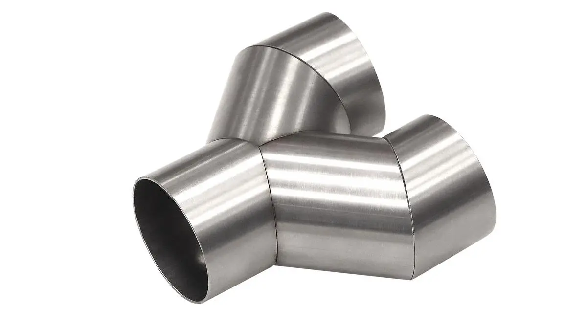 Nerezová výfuková rozbočka Y-PIPE 70 mm (2,75") svařovací