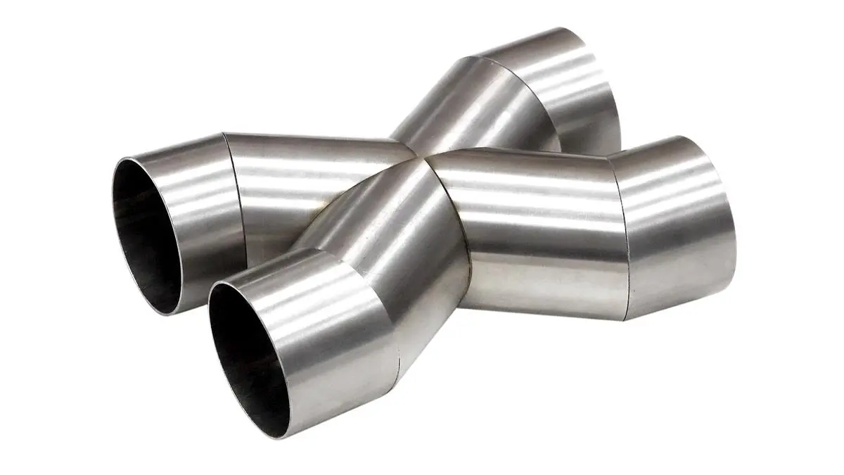 Nerezová výfuková rozbočka X-PIPE 63 mm (2,5") – svařovací