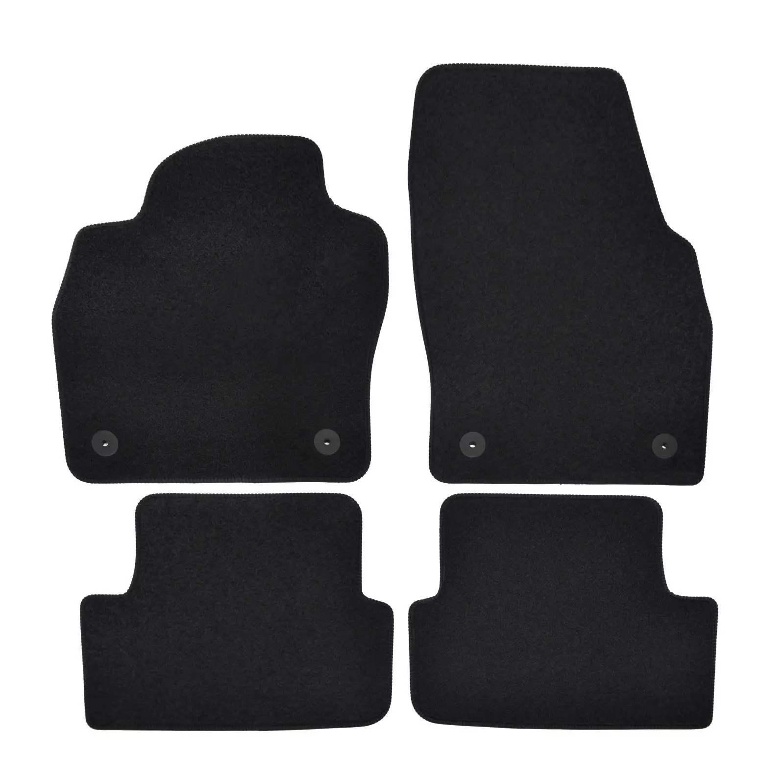Premium black velurové autokoberce Audi/VW