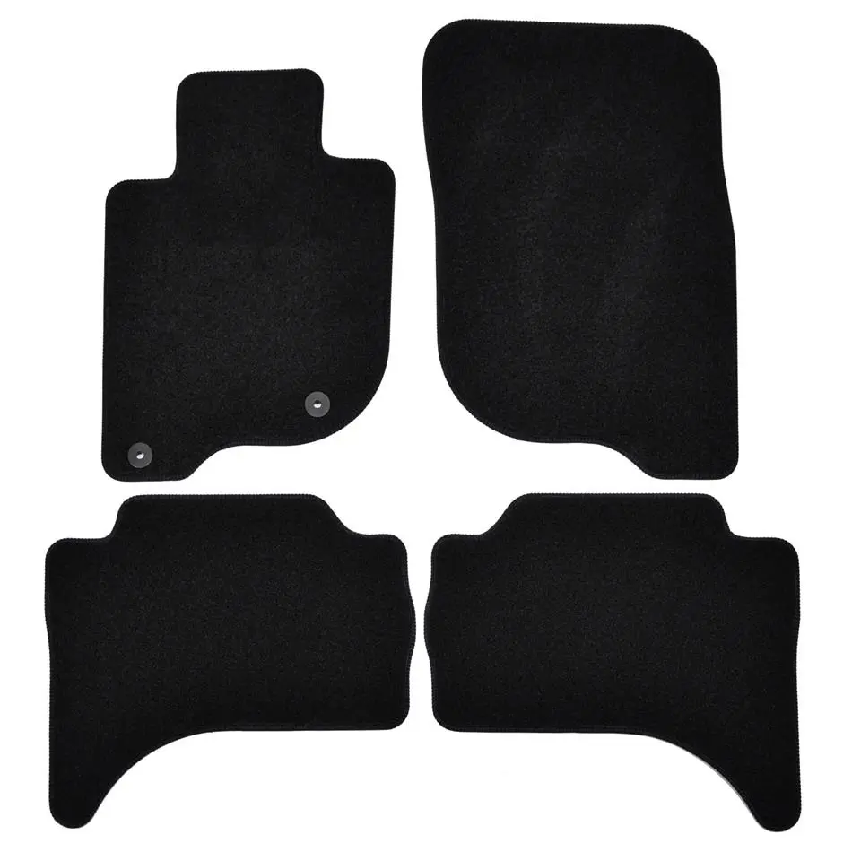 Premium black velurové autokoberce Mitsubishi
