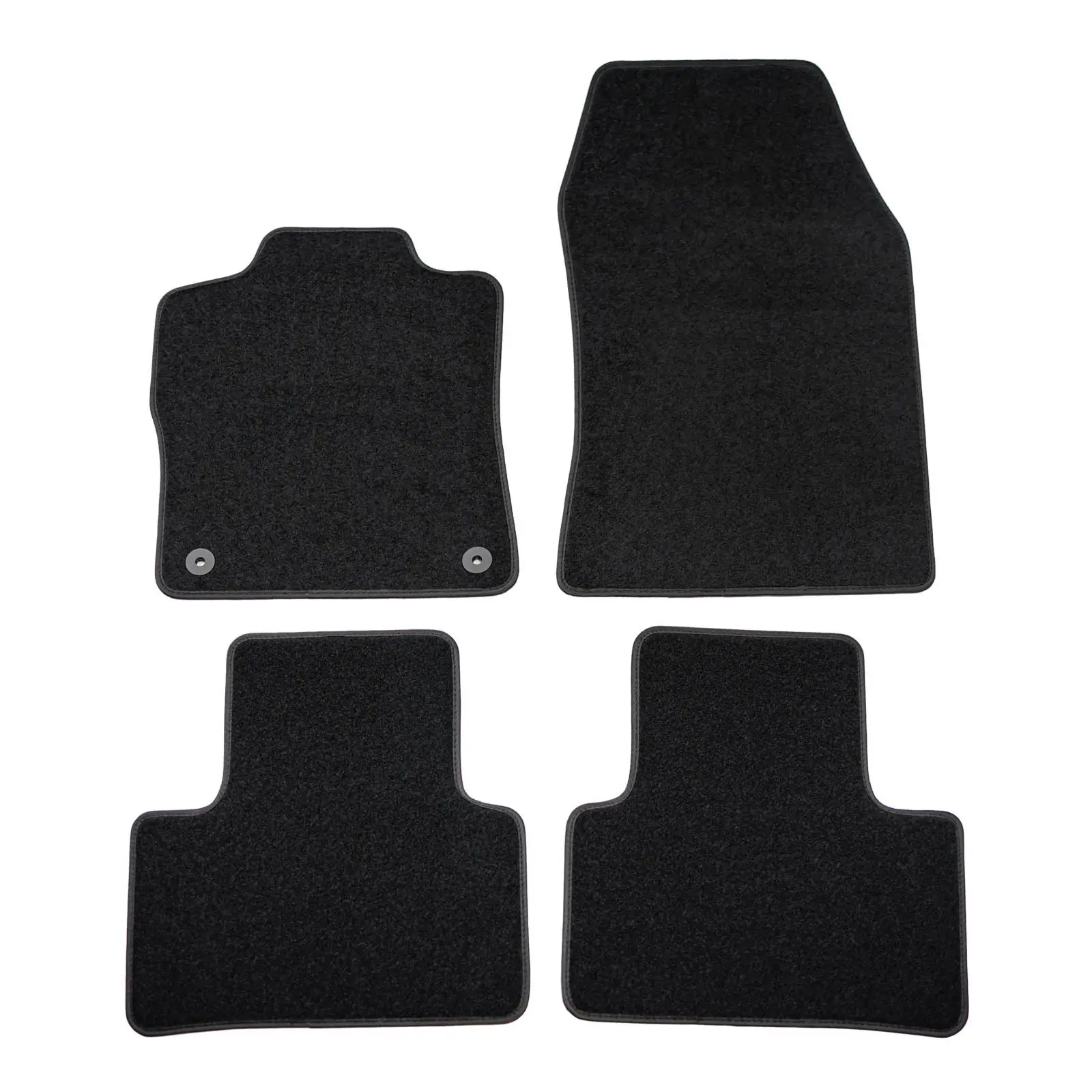 Premium black velurové autokoberce Opel/Peugeot