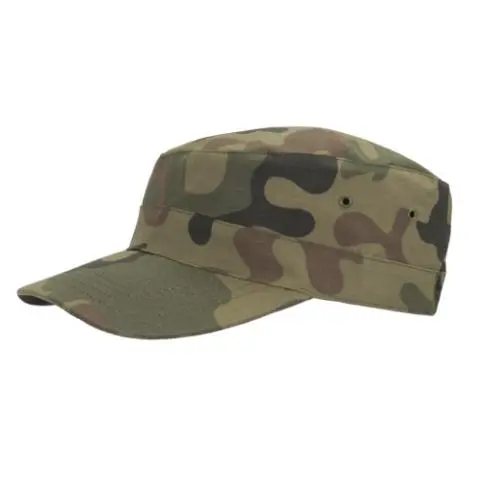 Kšiltovka Combat Cap Ripstop - PL Woodland HELIKON-TEX PCZ-COM-PR-04-UNI