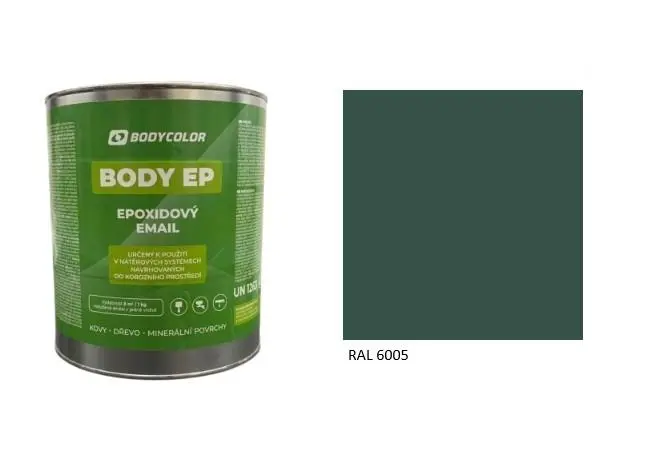 Epoxidová barva 5:1 lesklá RAL 6005 mechově zelená, 2,25 l BODY COLOR PRM1997