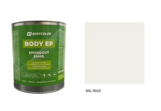 Epoxidová barva 5:1 lesklá RAL 9010 čistě bílá, 2,25 l BODY COLOR PRM2086