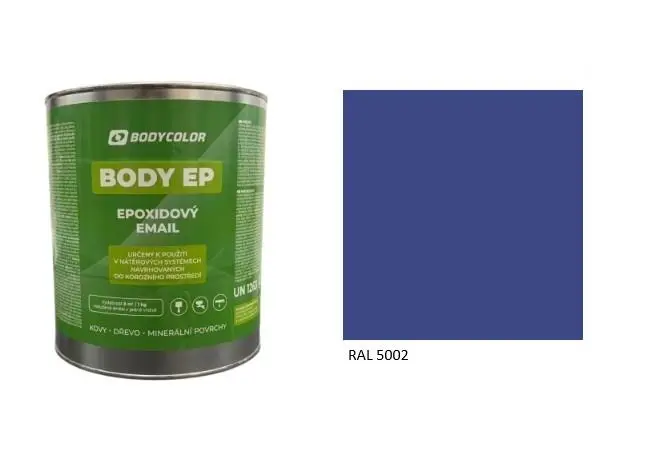 Epoxidová barva 5:1 lesklá RAL 5002 ultramarínová modrá, 4,5 l BODY COLOR PRM2161