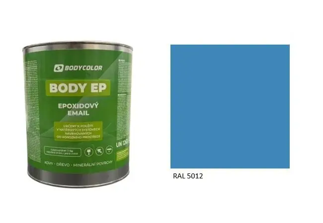 Epoxidová barva 5:1 lesklá RAL 5012 světle modrá, 4,5 l BODY COLOR PRM2170