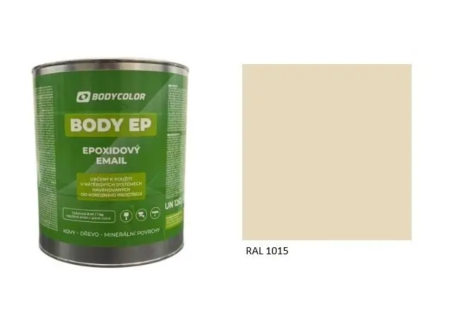 Epoxidová barva 5:1 matná RAL 1015 světlá slonová kost, 2,25 l BODY COLOR PRM2483