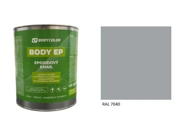 Epoxidová barva 5:1 matná RAL 7040 okenní šedá, 2,25 l BODY COLOR PRM2625