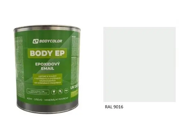 Epoxidová barva 5:1 polomatná RAL 9016 dopravní bílá, 2,25 l BODY COLOR PRM3228