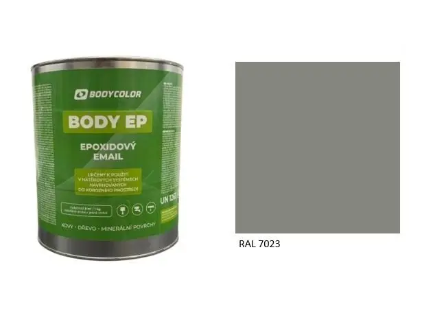 Epoxidová barva 5:1 polomatná RAL 7032 oblázkově šedá, 4,5 l BODY COLOR PRM3377