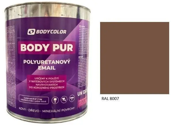 Polyuretanová barva 4:1 matná RAL 8007 srnčí hnědá, 2,25 l BODY COLOR PRM927