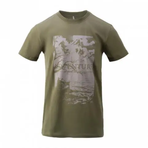 Triko Adventure is Out There, olive green, Helikon-Tex