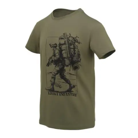 Tričko Light Infantry, olivové, HELIKON-TEX PTS-LIF-CO-02-L