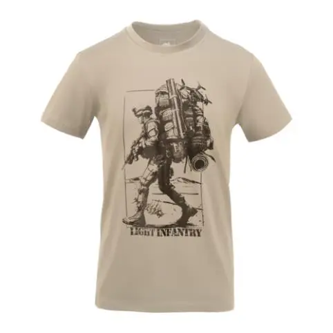 Tričko Light Infantry, khaki, HELIKON-TEX PTS-LIF-CO-13-L