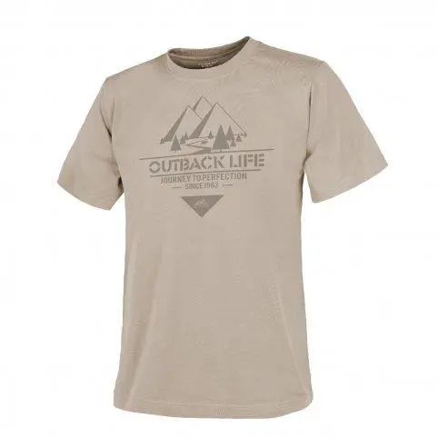 Triko Outback Life, khaki, Helikon-Tex