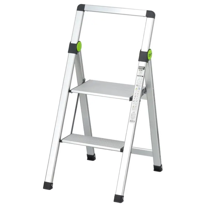 Žebřík STALCO skládatelný MINI SLIM - 2 stupňový s rukojetí