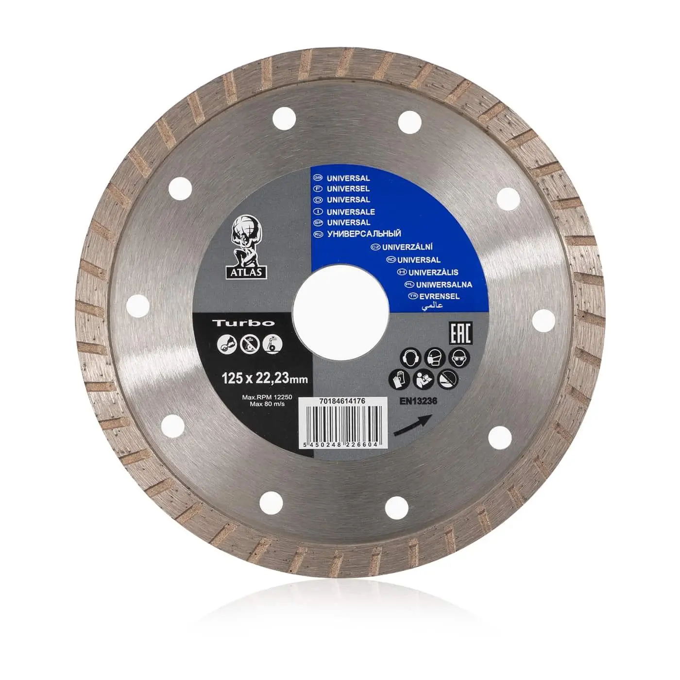 Atlas 916 diamantový kotouč turbo 115 x 2,2 x 22,23mm