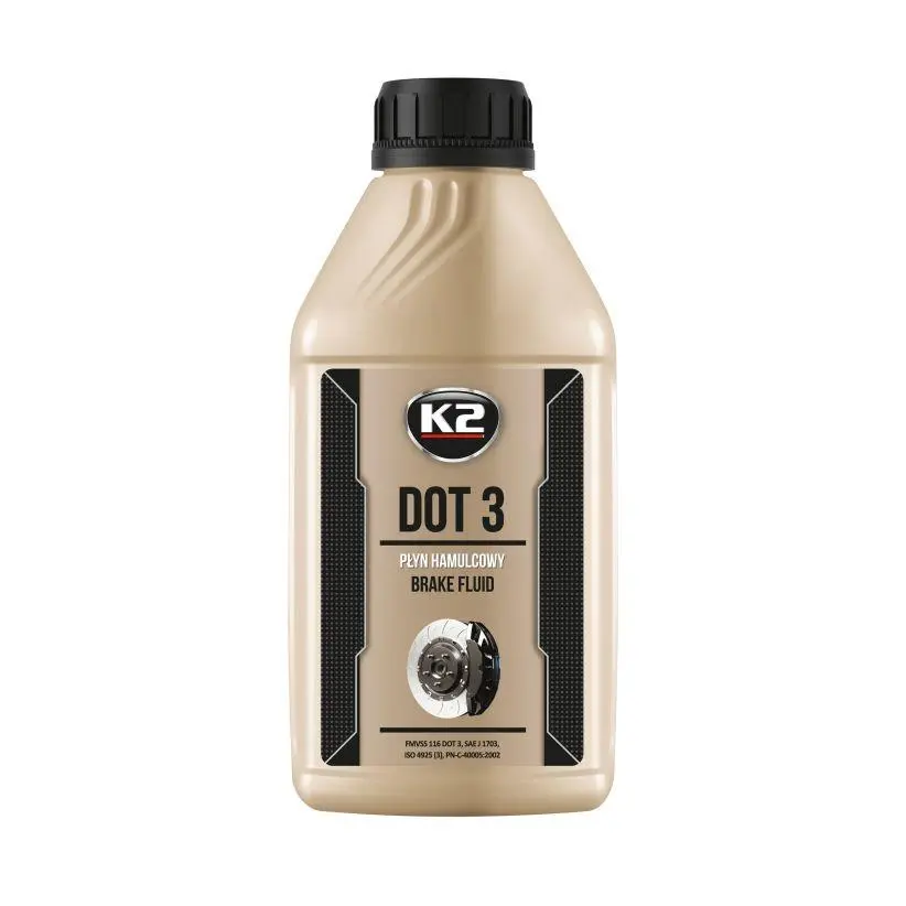 Brzdová kapalina K2 DOT 3 0,5l