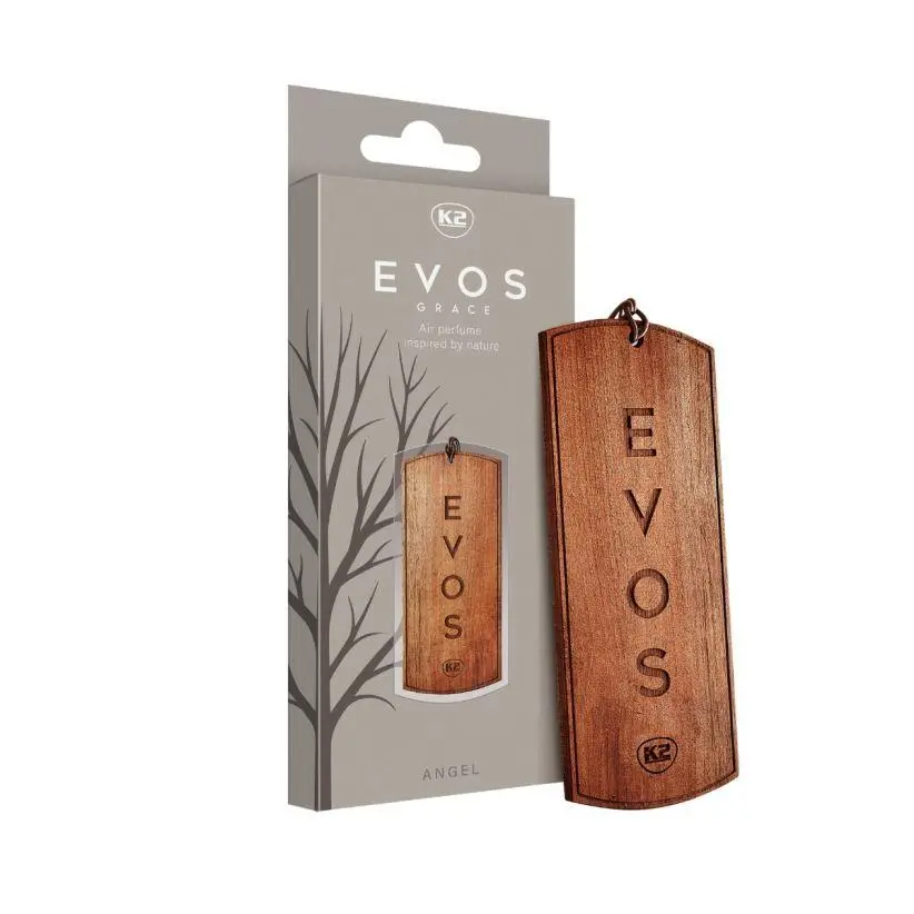 Osvěžovač K2 EVOS GRACE ANGEL - dřevěná vonná visačka, amV041