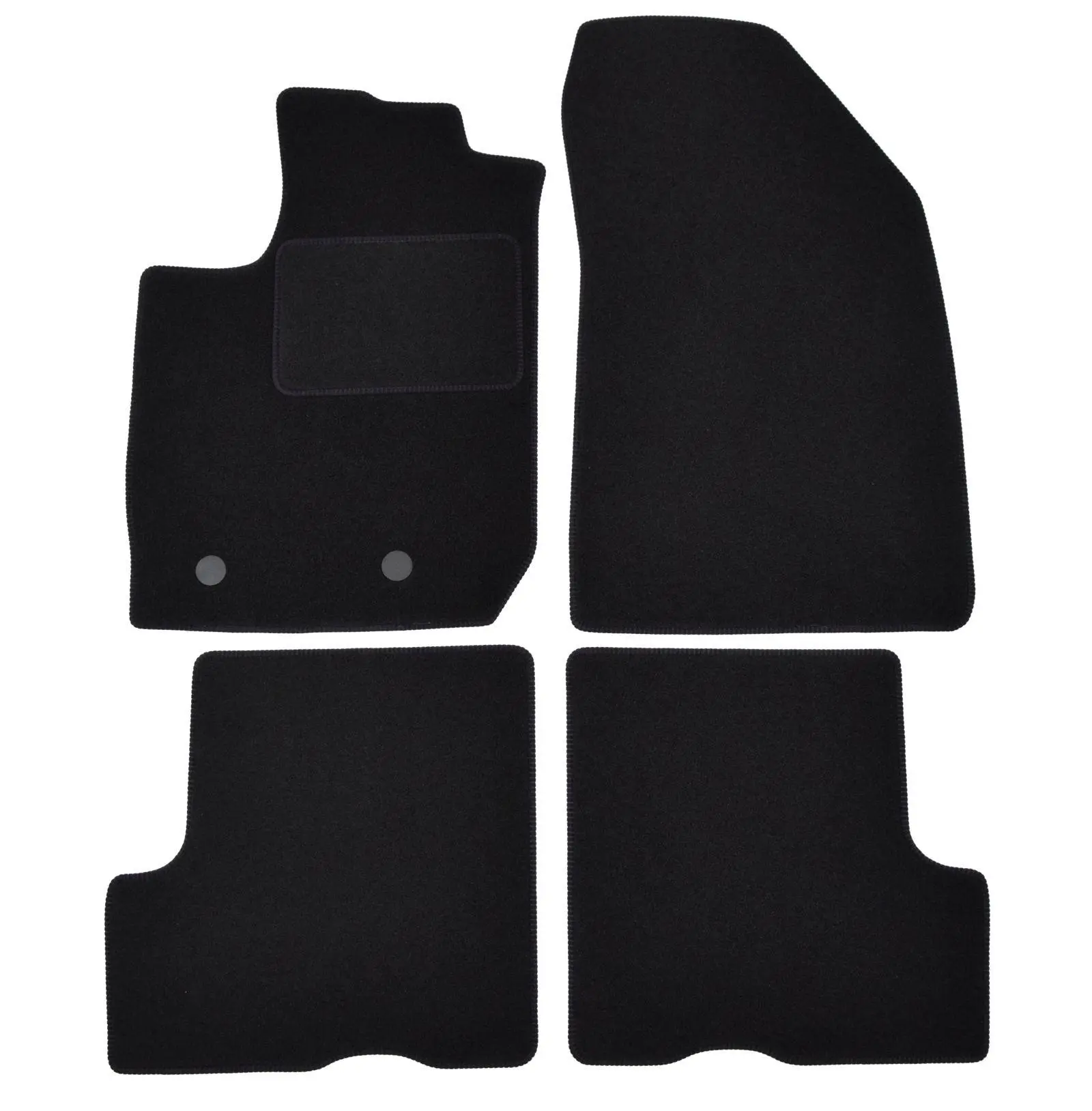 Velurové autokoberce Duster 2018-2024 without box 4ks