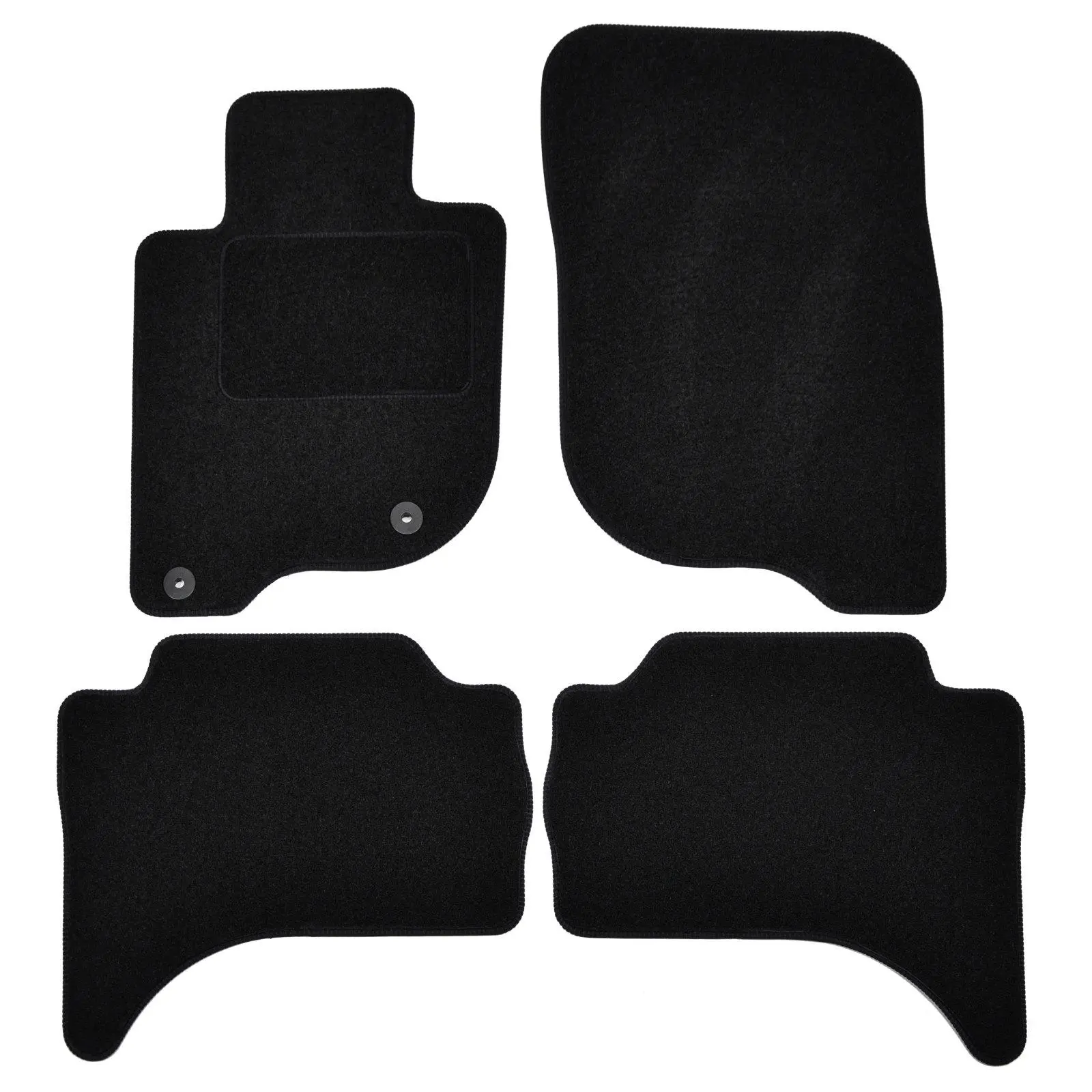 Velurové autokoberce Mitsubishi L 200 2015-2019, 2019- 4ks