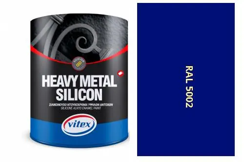 Vitex Heavy Metal Silikon - Alkydová Barva Na Kov Ral 5002 Ultramarinová 2,25L