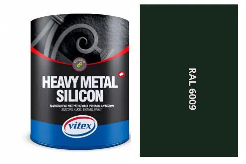 Vitex Heavy Metal Silikon - Alkydová Barva Na Kov Ral 6009 Jídlově Zelená 750ml