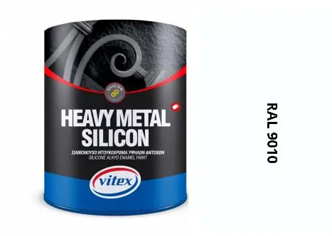 Vitex Heavy Metal Silikon - Alkydová Barva Na Kov Ral 9010 Bílá 750ml