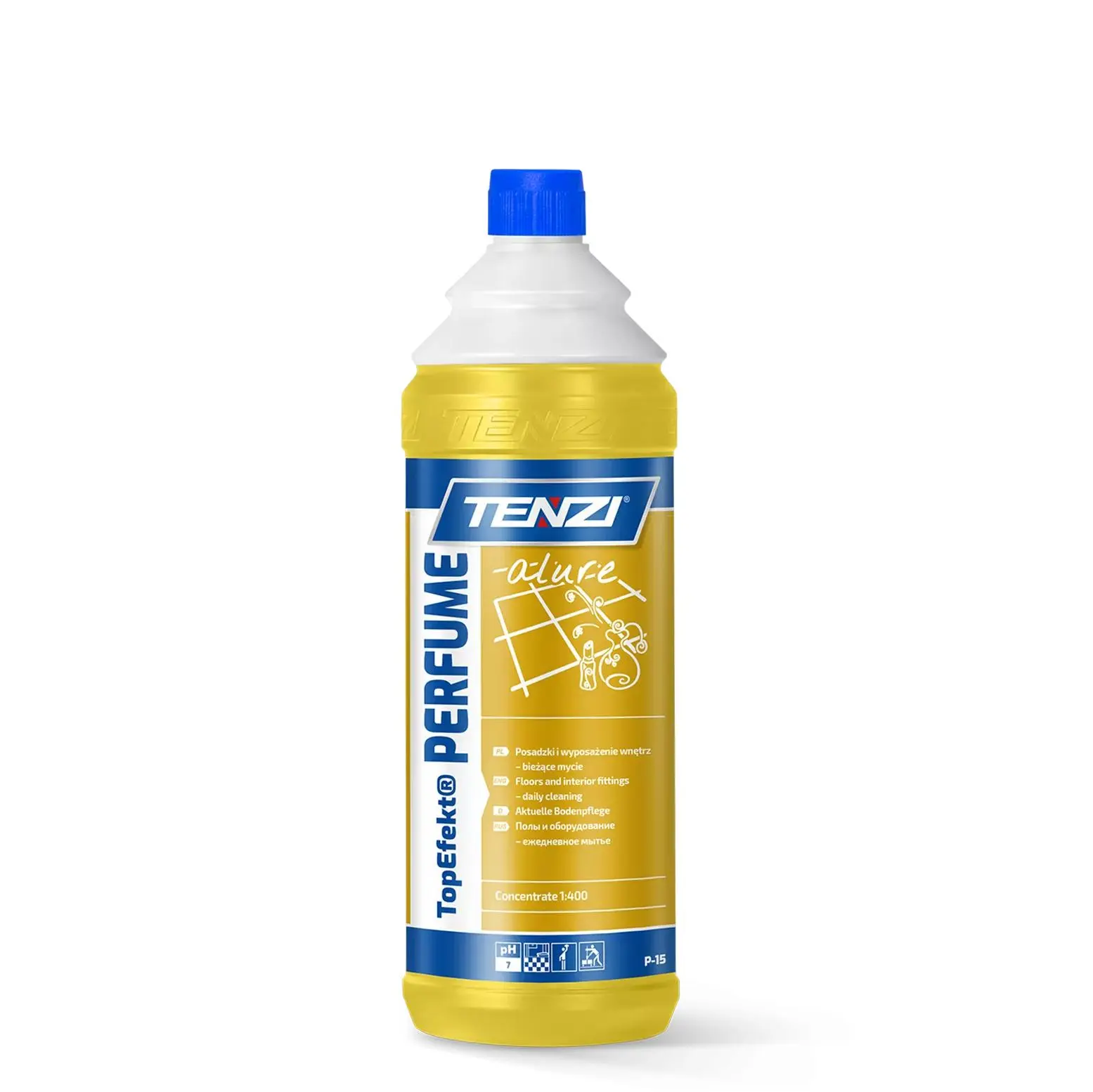 TENZI Top Efekt Parfum ALURE - Čisticí a ošetřující prostředek na podlahy 1L WPP015A001BF000