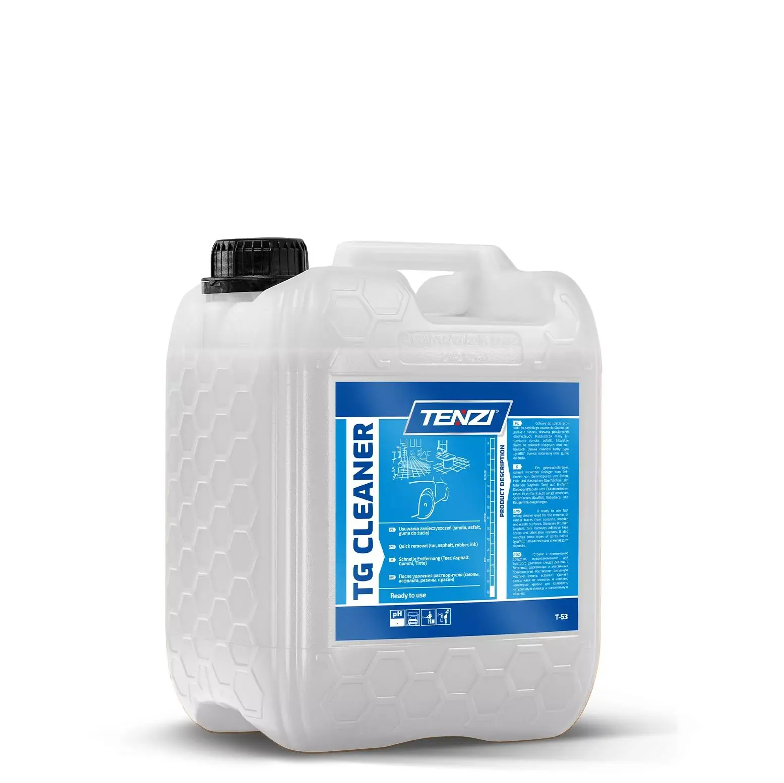 TENZI TG Cleaner - Odstraňovač skvrn na bázi rozpouštědla 5L WTT053A005AU002