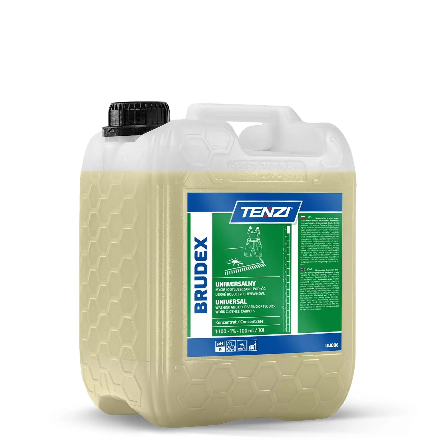TENZI BRUDEX - Odstraňovač skvrn a odmašťovač 10L WUU006A010AS000
