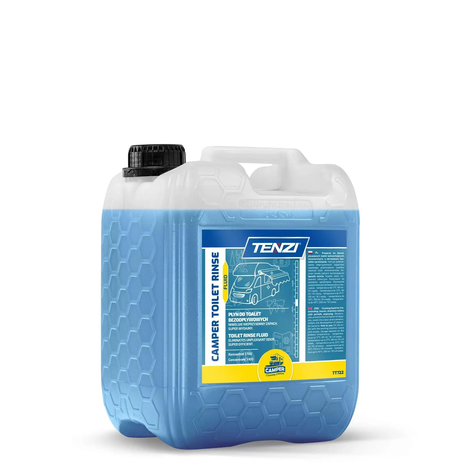 Čisticí prostředek TENZI na toalety pro karavany 5L WZZ722A005ZA004