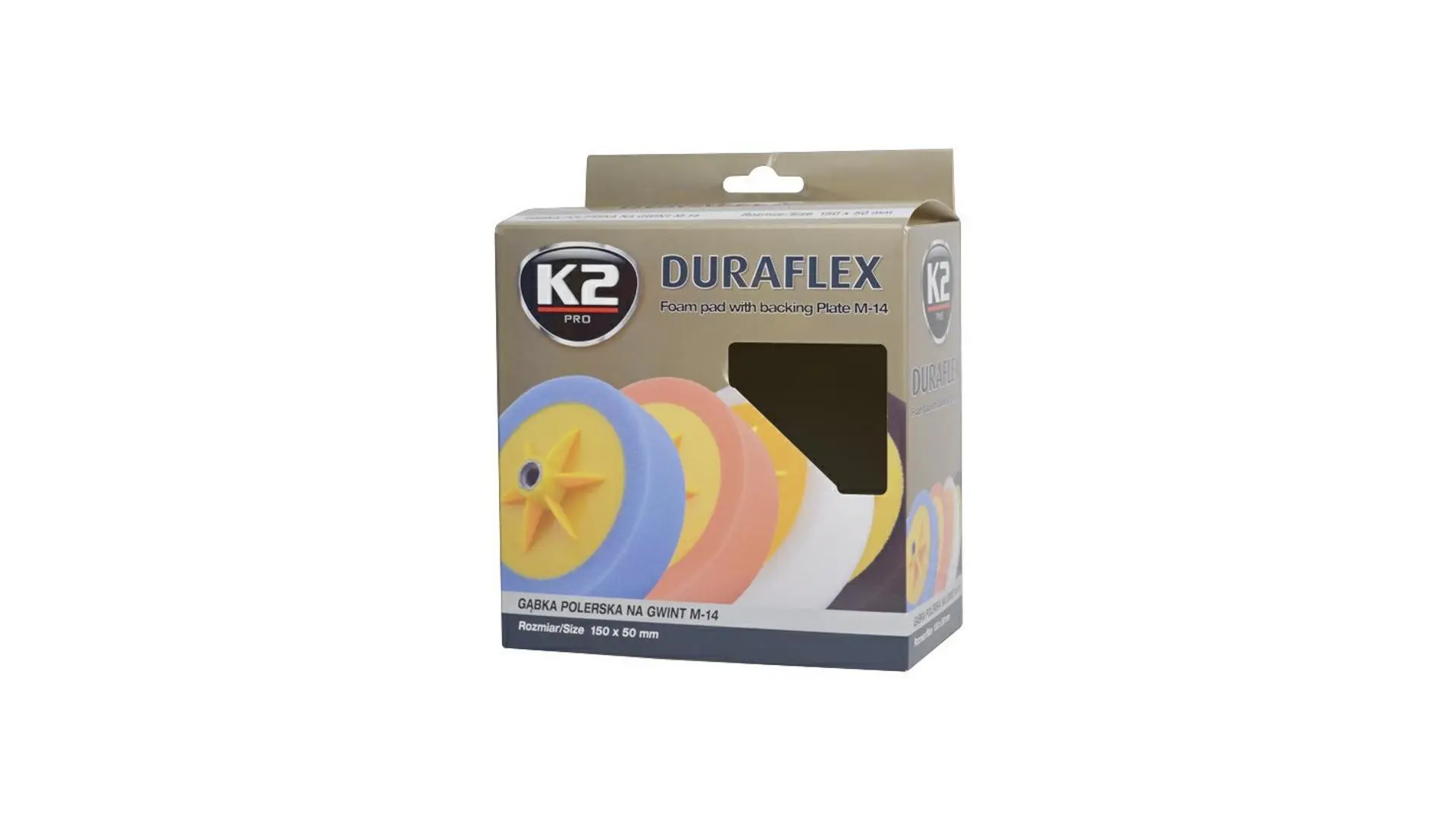 K2 DURAFLEX 150 x 50 mm ČERNÁ