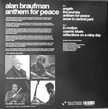 LP Alan Braufman: Anthem For Peace