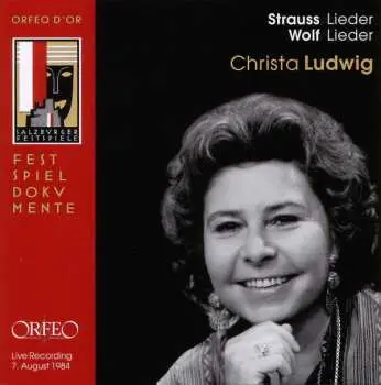 CD Christa Ludwig: Strauss Lieder - Wolf Lieder