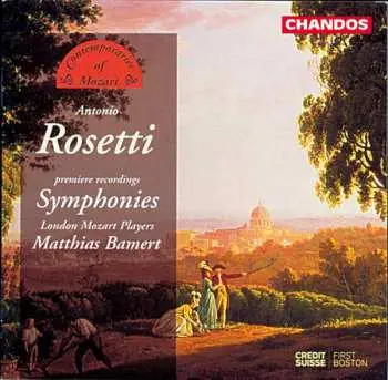 CD Antonio Rosetti: Symphonies