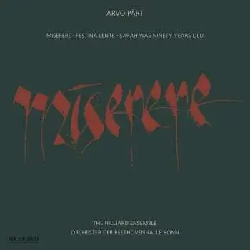 CD Arvo Pärt: Miserere