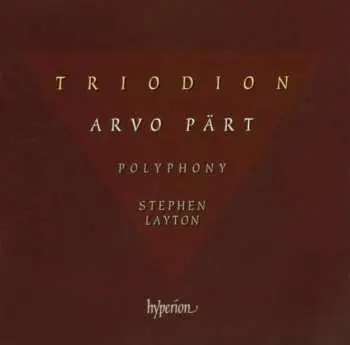 CD Arvo Pärt: Triodion