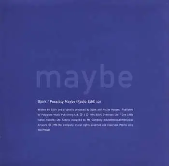CD Björk: Possibly Maybe
