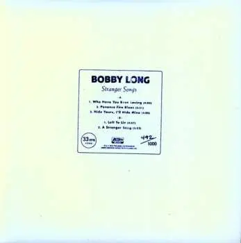EP Bobby Long: Stranger Songs CLR | LTD | NUM