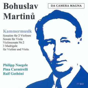 CD Bohuslav Martinů: Kammermusik