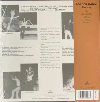 LP Bolder Damn: Mourning