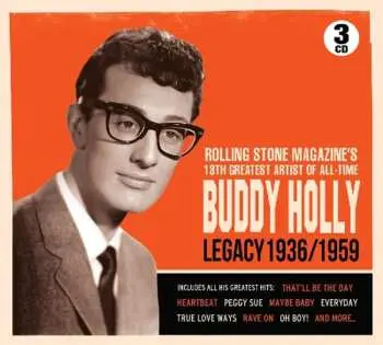 3CD Buddy Holly: Legacy 1936/1959