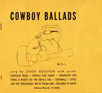 CD Cisco Houston: Cowboy Ballads